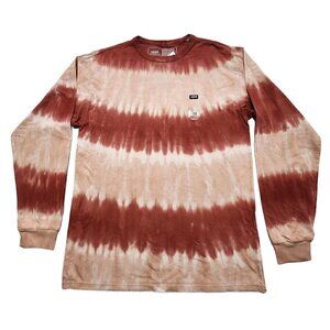 Vans Men's Off The Wall Tie Dye‎ Tee Long Sleeve Relaxed Fit Crewneck Sz M